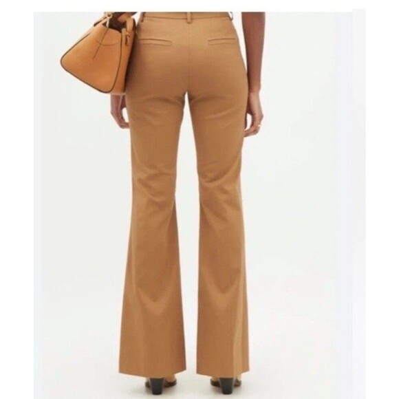 Nili Lotan Arielle Pant Straight Leg Pants in Whiskey Quiet Luxury Tan Size 6 - Picture 3 of 11
